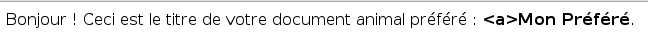 Html bien encodé