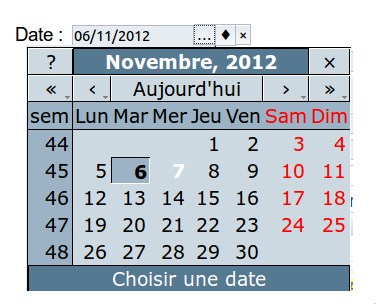 date - Modification html