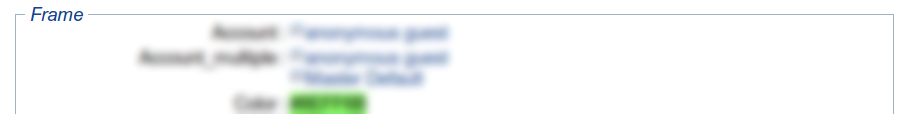frame - Modification html