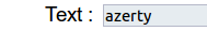 text - Modification html