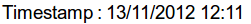timestamp - consultation html
