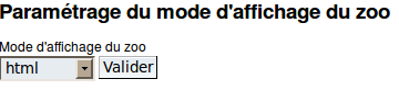 Modification de paramètre de famille