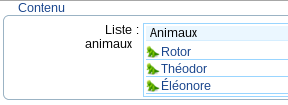 Frame d'un document du zoo