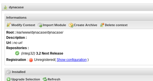 Deploy webinst