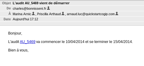 Mail : exemple