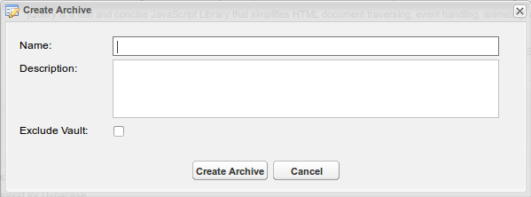Archivage