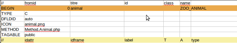 Exemple d'un fichier ods avec la propriété TAGABLE